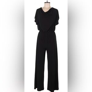 Valerie Bertinelli Black Wide-Leg Jumpsuit